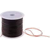 Maxbell 1 Roll 0.8mm Elastic Stretch Thread String Cord For Jewelry Bracelet Brown