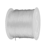 Maxbell 1 Roll 0.8mm Elastic Stretch Thread String Cord For Jewelry Bracelet Clear