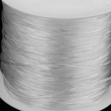 Maxbell 1 Roll 0.8mm Elastic Stretch Thread String Cord For Jewelry Bracelet Clear