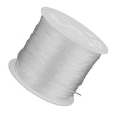 Maxbell 1 Roll 0.8mm Elastic Stretch Thread String Cord For Jewelry Bracelet Clear