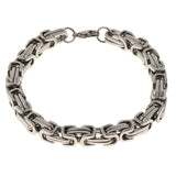 Maxbell Premium Stainless Steel Bracelet Link Curb Chain Bangle Lobster Clasp Silver