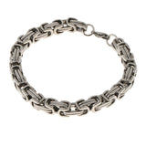 Maxbell Premium Stainless Steel Bracelet Link Curb Chain Bangle Lobster Clasp Silver