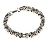 Maxbell Premium Stainless Steel Bracelet Link Curb Chain Bangle Lobster Clasp Silver