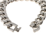 Maxbell Men's Biker Stainless Steel Bracelet Curb Chain Link Bangle Wristband Silver