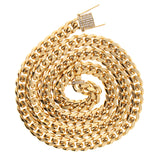 Maxbell Golden Stainless Steel Biker Curb Link Chain Necklace Punk 26inch Golden