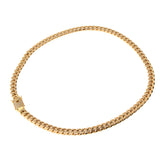 Maxbell Stainless Steel Heavy Link Gold Curb Cuban Chain Men's Punk Necklace 26 inch