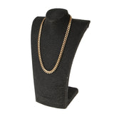 Maxbell Stainless Steel Heavy Link Gold Curb Cuban Chain Men's Punk Necklace 22 inch