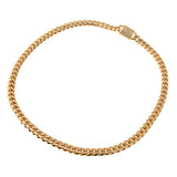 Maxbell Stainless Steel Heavy Link Gold Curb Cuban Chain Men's Punk Necklace 22 inch