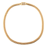 Maxbell Stainless Steel Heavy Link Gold Curb Cuban Chain Men's Punk Necklace 22 inch