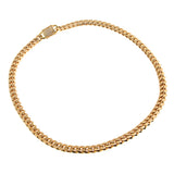 Maxbell Stainless Steel Heavy Link Gold Curb Cuban Chain Men's Punk Necklace 18 inch