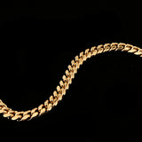 Maxbell Stainless Steel Heavy Link Gold Curb Cuban Chain Men's Punk Necklace 18 inch
