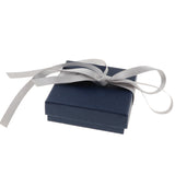 Maxbell Blue Paper Jewelry Gift Boxes for Rings Necklaces Bracelet  9.5x9.5x3cm