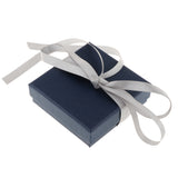 Maxbell Blue Paper Jewelry Gift Boxes for Rings Necklaces Bracelet  9.5x9.5x3cm