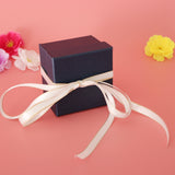 Maxbell Blue Paper Jewelry Gift Boxes for Rings Necklaces Bracelet  8x8x7cm