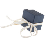 Maxbell Blue Paper Jewelry Gift Boxes for Rings Necklaces Bracelet  8x8x7cm