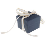 Maxbell Blue Paper Jewelry Gift Boxes for Rings Necklaces Bracelet  8x8x7cm