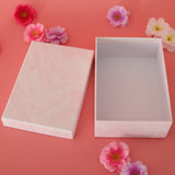 Maxbell 2 Pieces Paper Jewelry Gift Boxes for Rings Necklaces Bracelet 17x12x6cm