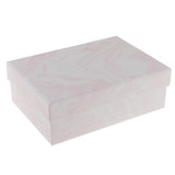 Maxbell 2 Pieces Paper Jewelry Gift Boxes for Rings Necklaces Bracelet 17x12x6cm