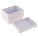 Maxbell 2 Pieces Paper Jewelry Gift Boxes for Rings Necklaces Bracelet 10x7.5x7cm