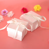 Maxbell 2 Pieces Paper Jewelry Gift Boxes for Rings Necklaces Bracelet 8x8x7cm