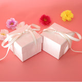 Maxbell 2 Pieces Paper Jewelry Gift Boxes for Rings Necklaces Bracelet 8x8x7cm