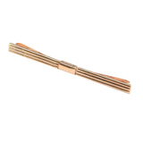 Maxbell Tie Collar Bar Pin Brooch Clips Man Shirt Accessories Jewelry Rose Gold