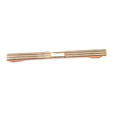 Maxbell Tie Collar Bar Pin Brooch Clips Man Shirt Accessories Jewelry Rose Gold