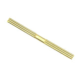 Maxbell Tie Collar Bar Pin Brooch Clips Man Shirt Accessories Jewelry Gold