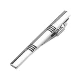 Maxbell Men Tie Pin Silver Metal Clip Collar Necktie Clasp Wedding Party Silver 1