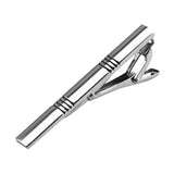 Maxbell Men Tie Pin Silver Metal Clip Collar Necktie Clasp Wedding Party Silver 1