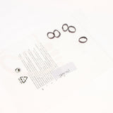 Maxbell 5PCS PU Leather Watch Band Strap Holder Keeper Loop Replacement Dark Brown