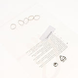 Maxbell 5PCS PU Leather Watch Band Strap Holder Keeper Loop Replacement White