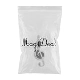 Maxbell Music Note Urn Pendant Ash Stainless Steel Cremation Jewelry Silver Black