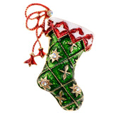 Maxbell Crystal Christmas Brooch Pin Xmas Gift Party Jewelry Boot