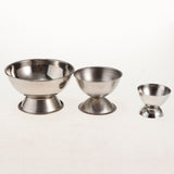 Maxbell Stainless Steel Alum Cup Borate Bowl Dish Gold Silver Cleaing Tool S 45mm