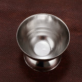 Maxbell Stainless Steel Alum Cup Borate Bowl Dish Gold Silver Cleaing Tool S 45mm