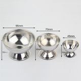 Maxbell Stainless Steel Alum Cup Borate Bowl Dish Gold Silver Cleaing Tool S 45mm