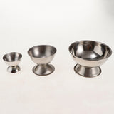 Maxbell Stainless Steel Alum Cup Borate Bowl Dish Gold Silver Cleaing Tool S 45mm