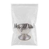 Maxbell Stainless Steel Alum Cup Borate Bowl Dish Gold Silver Cleaing Tool M 70mm