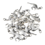 Maxbell 20 Antique Silver Animal Charms Pendant Carfts DIY Jewelry Finding Kangaroo