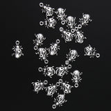 Maxbell 20 Antique Silver Animal Charms Pendant Carfts DIY Jewelry Finding Ladybug