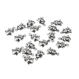 Maxbell 20 Antique Silver Animal Charms Pendant Carfts DIY Jewelry Finding Ladybug