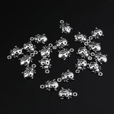 Maxbell 20 Antique Silver Animal Charms Pendant Carfts DIY Jewelry Finding Ladybug