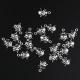 Maxbell 20 Antique Silver Animal Charms Pendant Carfts DIY Jewelry Finding Ladybug