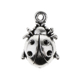 Maxbell 20 Antique Silver Animal Charms Pendant Carfts DIY Jewelry Finding Ladybug