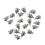 Maxbell 20 Antique Silver Animal Charms Pendant Carfts DIY Jewelry Finding Ladybug