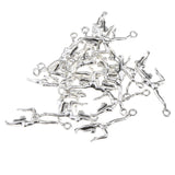 Maxbell 20 Pieces Antique Silver Charm Pendant for DIY Jewelry Making Yoga