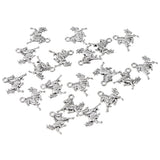 Maxbell 20 Antique Silver Animal Charms Pendant Carfts DIY Jewelry Finding Horse