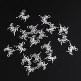 Maxbell 20 Antique Silver Animal Charms Pendant Carfts DIY Jewelry Finding Horse