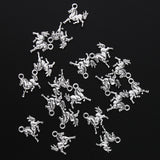 Maxbell 20 Antique Silver Animal Charms Pendant Carfts DIY Jewelry Finding Horse